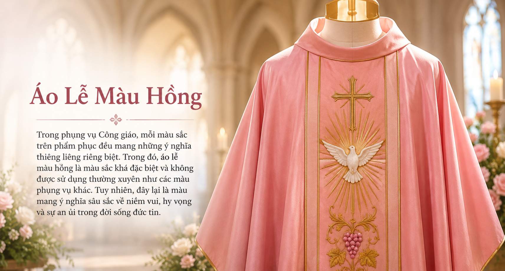 ÁO LỄ MÀU HỒNG