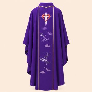 Áo Lễ Màu Tím Ms 03 mặt sau