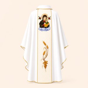 Áo Lễ Màu Trắng Ms 08 mặt trước