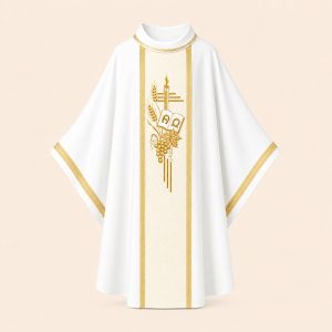 Áo Lễ Màu Trắng Ms 13 mặt trước