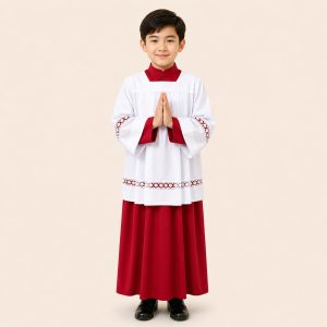 áo giúp lễ đỏ